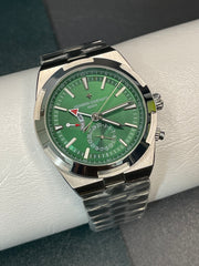 Vacheron Constantin Overseas Dual time Green Dial.