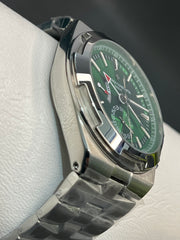 Vacheron Constantin Overseas Dual time Green Dial.