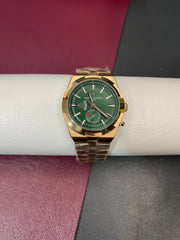 Vacheron Constantin Overseas Dual Time Rose Gold Colour Green Dial