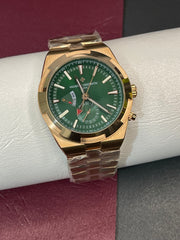 Vacheron Constantin Overseas Dual Time Rose Gold Colour Green Dial
