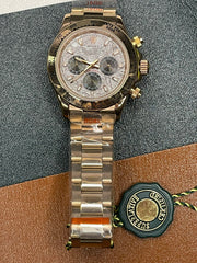 Cosmograph Daytona Watch – Rose Gold with Meteorite Dial | Luxury Chronograph