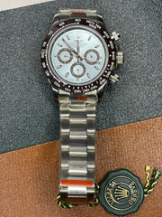 Daytona “Platona”– Platinum Tone with Ice Blue Dial | Luxury Chronograph