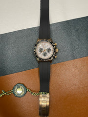 Cosmograph Daytona Watch – Rose Gold Case with Black Oysterflex Bracelet | Luxury Chronograph