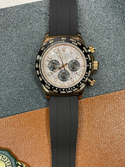 Cosmograph Daytona Watch – Rose Gold Case with Black Oysterflex Bracelet | Luxury Chronograph