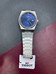 Tissot PRX Blue Dial Watch | Stainless Steel Bracelet | Quartz Movement