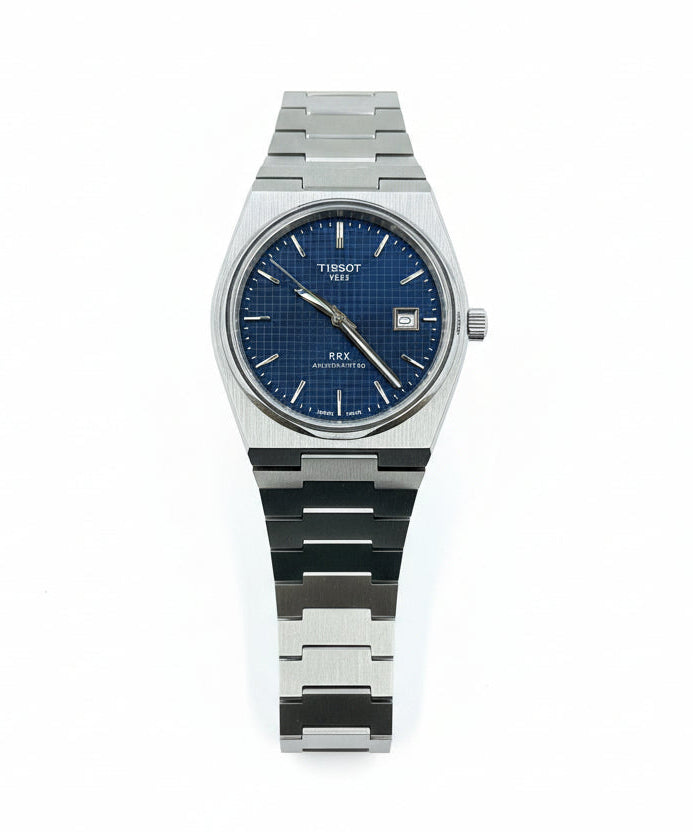 Tissot PRX Powermatic Automatic Watch – Blue Dial | Stainless Steel Bracelet