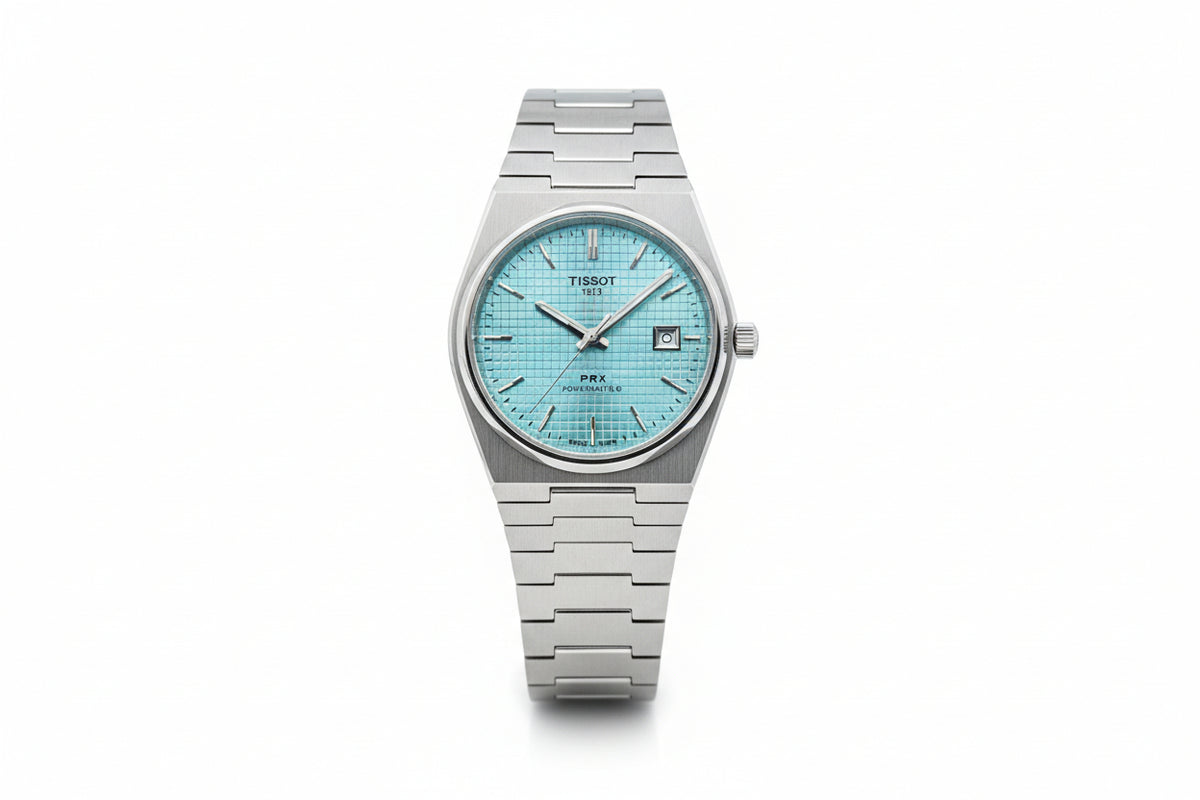 Tissot PRX Automatic Watch – Tiffany Blue Dial | Stainless Steel Bracelet