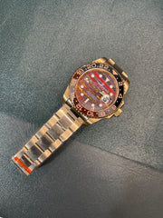 GMT-Master II  Oyster, 40 mm, Everose gold "Tiger Iron" (Master Plus)