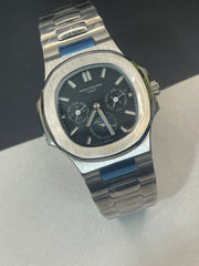 PP Nautilus Perpetual Calendar Watch – Black Dial | Luxury Timepiece