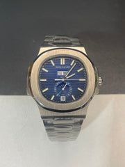 Nautilus Annual Calendar Watch – Blue Dial | Moon Phases | Luxury Timepiece