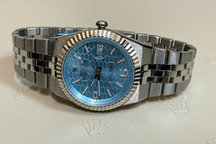 Land-Dweller Ice Blue Dial with Flat Jubilee Bracelet