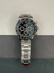 Cosmograph Daytona “Darth Vader” – Black Dial Chronograph | Stainless Steel