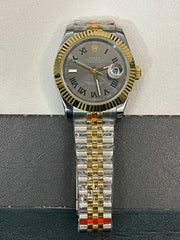 Datejust Wimbledon Dial – Two-Tone Gold & Stainless Steel | Fluted Bezel