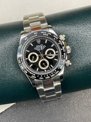 Cosmograph Daytona “Darth Vader” – Black Dial Chronograph | Stainless Steel