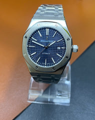Royal Oak Blue Dial Watch | Stainless Steel Case & Bracelet | Automatic Movement