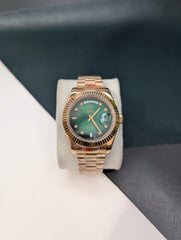 Day-Date Rose Gold with Green Dial