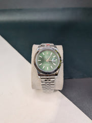 Date Just Mint Green Dial & Jubilee Bracelet