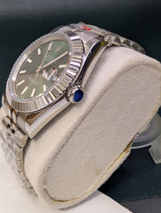 Date Just Mint Green Dial & Jubilee Bracelet