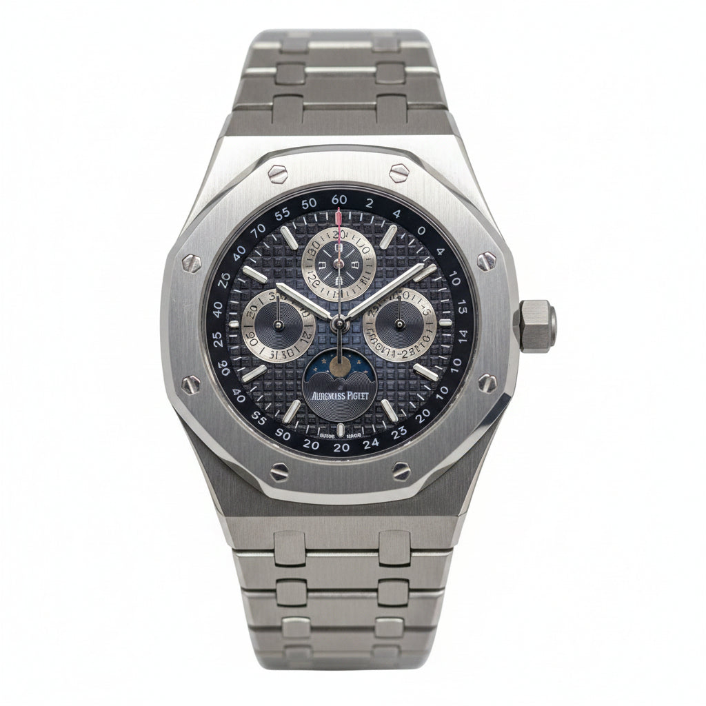 Stainless Steel Octagonal Perpetual Calendar "Royal Oak"