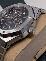 Stainless Steel Octagonal Perpetual Calendar "Royal Oak"
