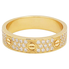 Cartier Inspired Love Wedding Band – Gold Plated 925 Silver Ring