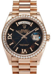 Day-Date Black Dial with Iced Out Bezel